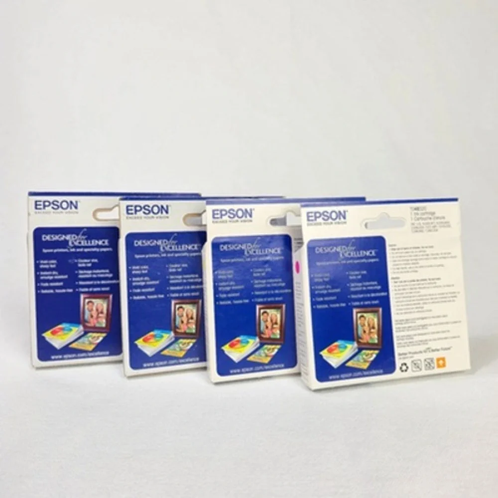 Epson 48 Ink New 4 Pack T048420 T048220 T048320 1 Cyan 1 Yellow 2 Magenta READ